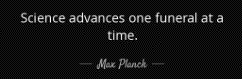 Planck on science
                                                        advancement